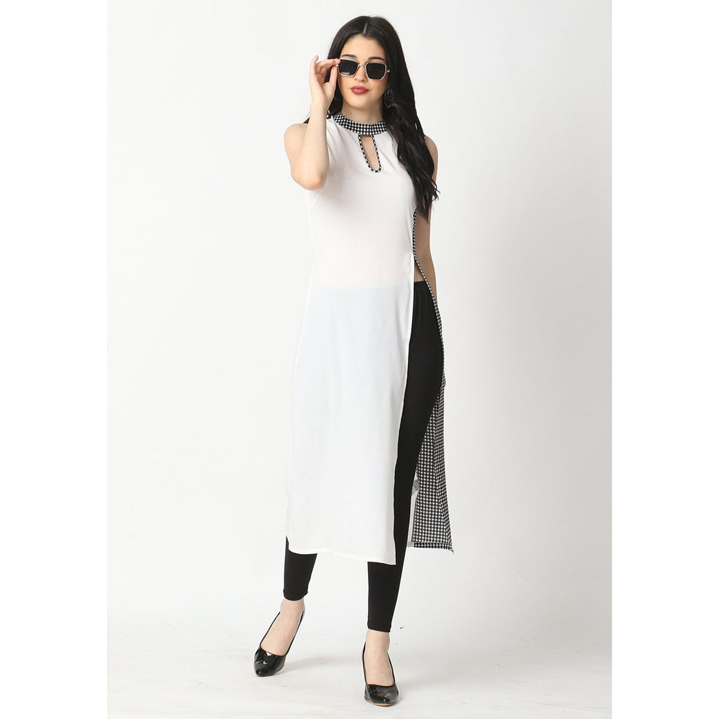choker neck maxi top