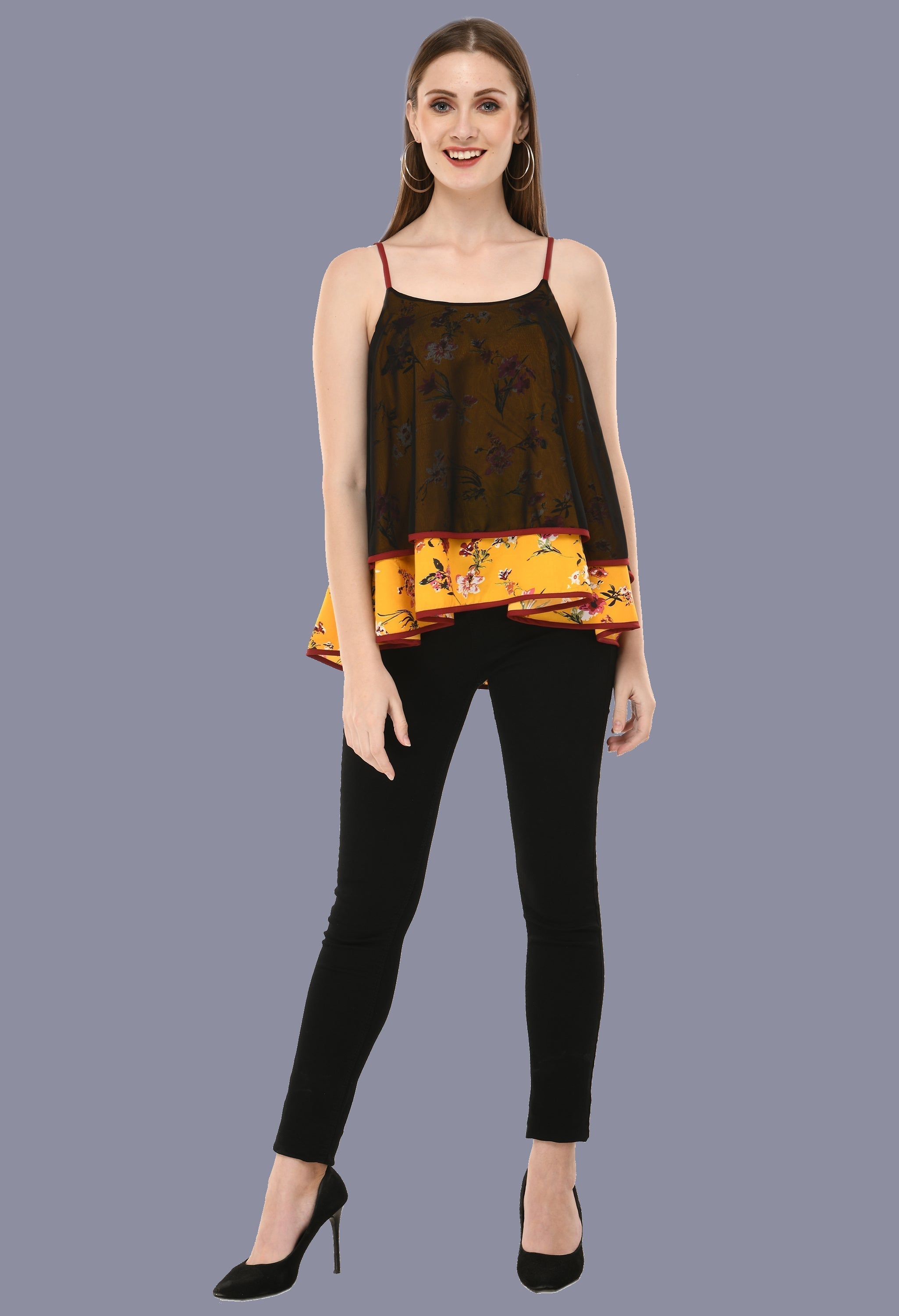 Floral printed top