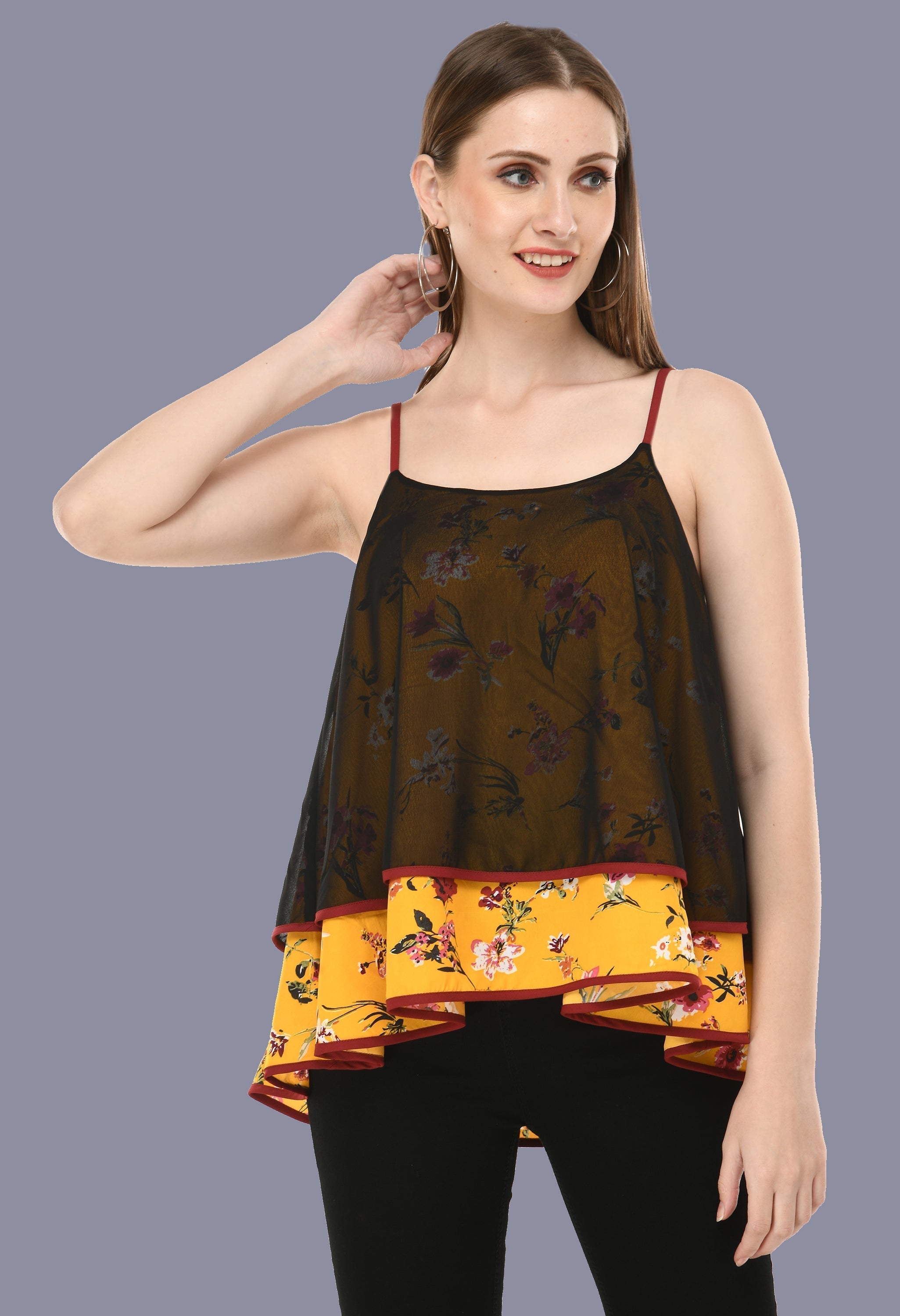 Floral printed top