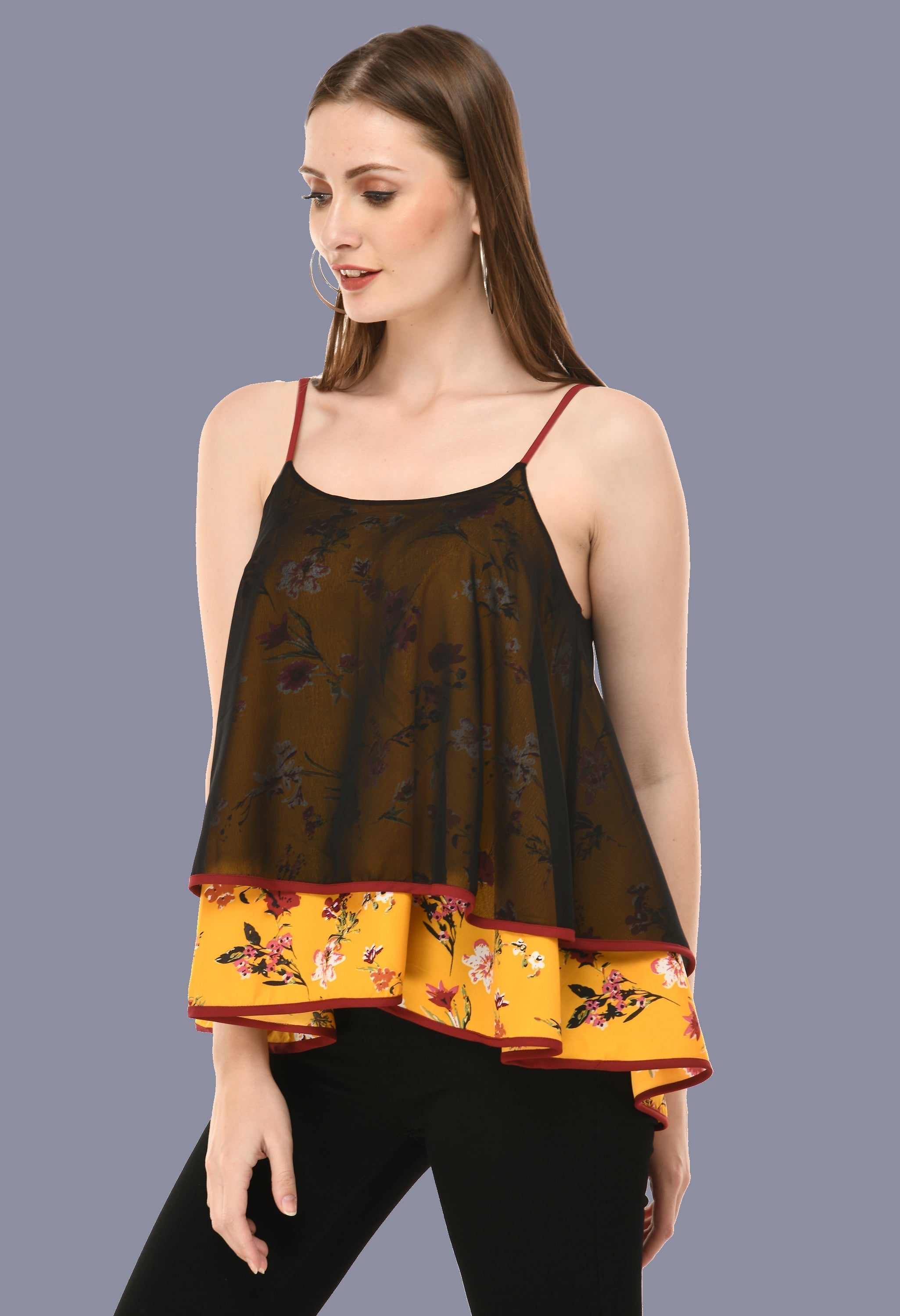 Floral printed top