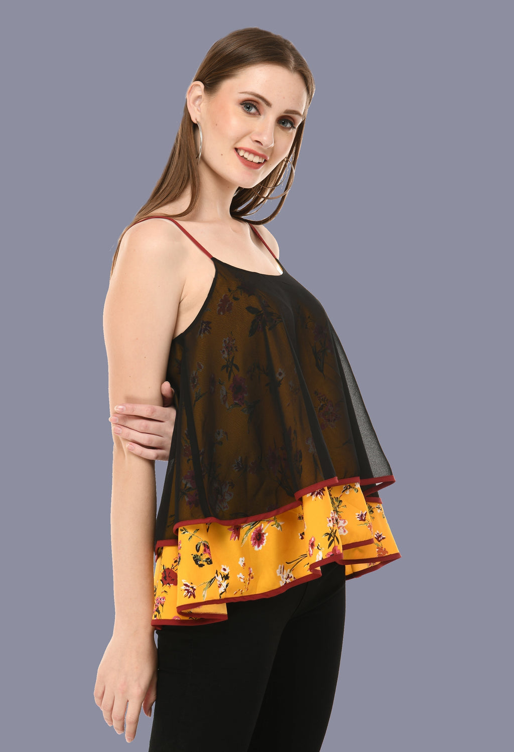 Floral printed top