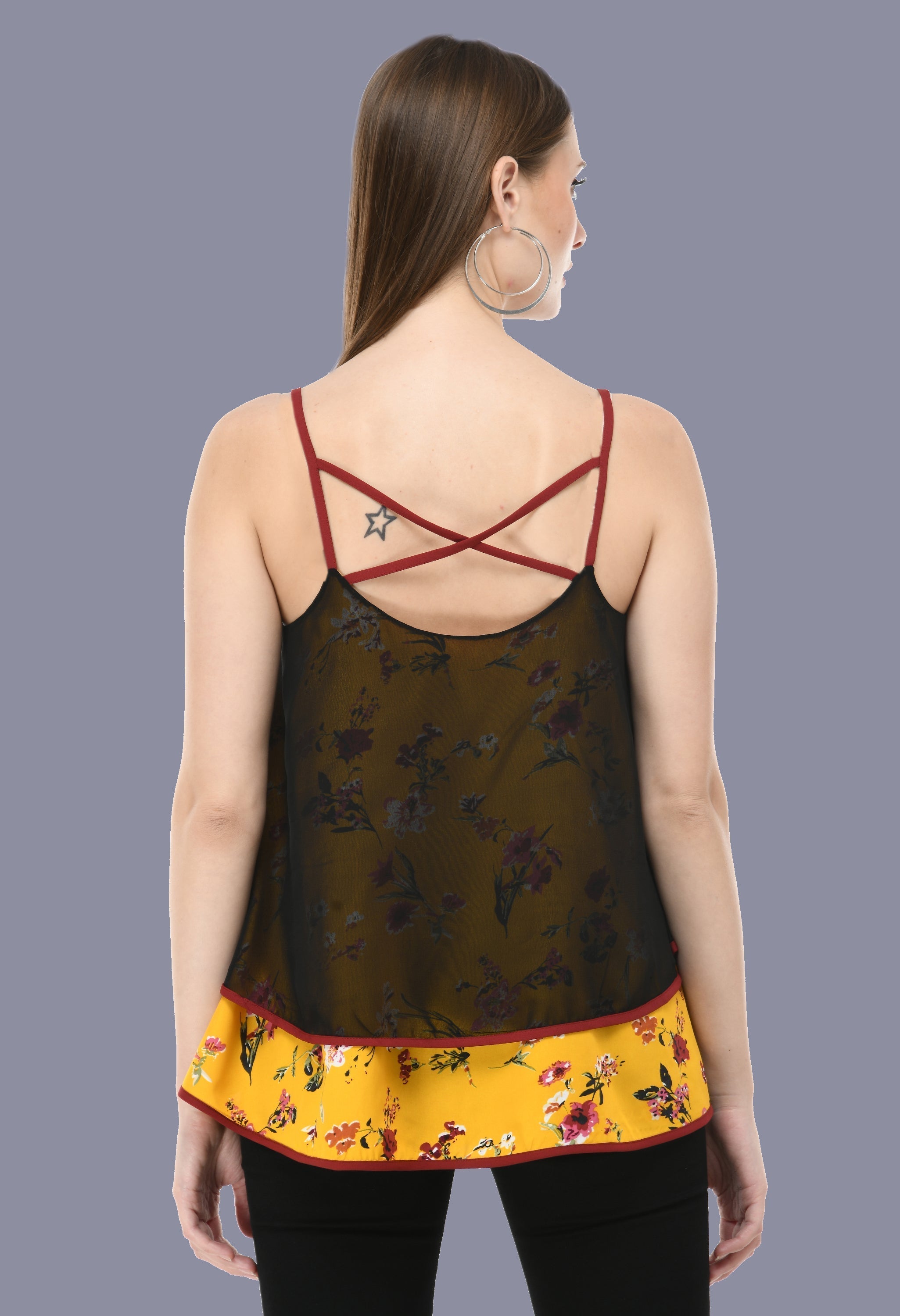 Floral printed top