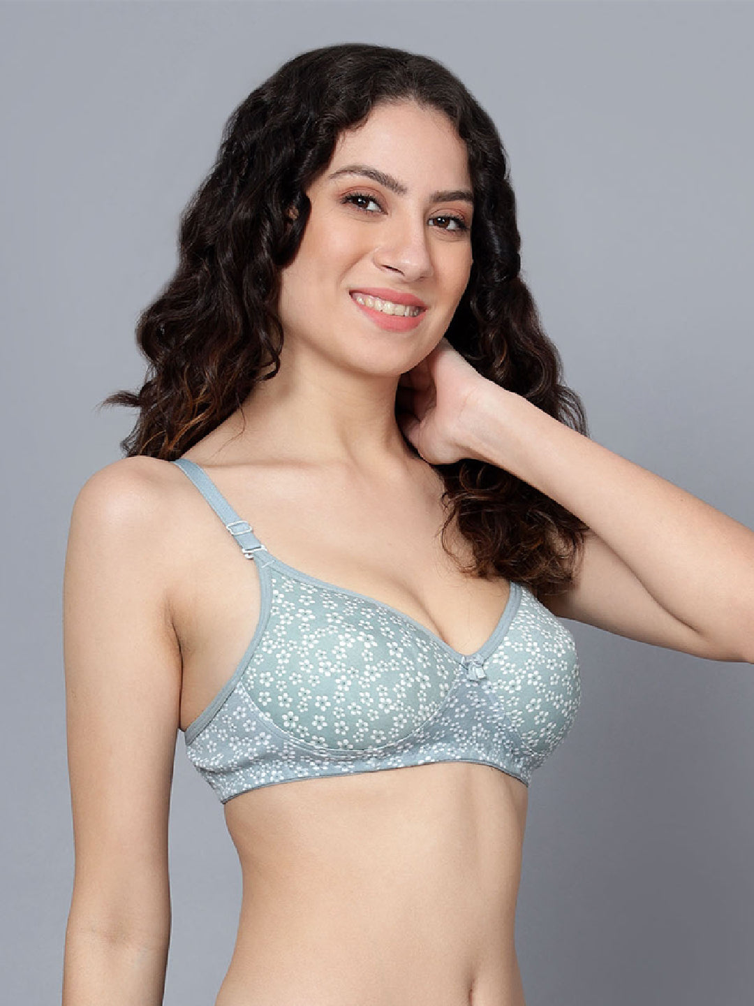Pack Of 3 Colors Printed Floral Padded Bra