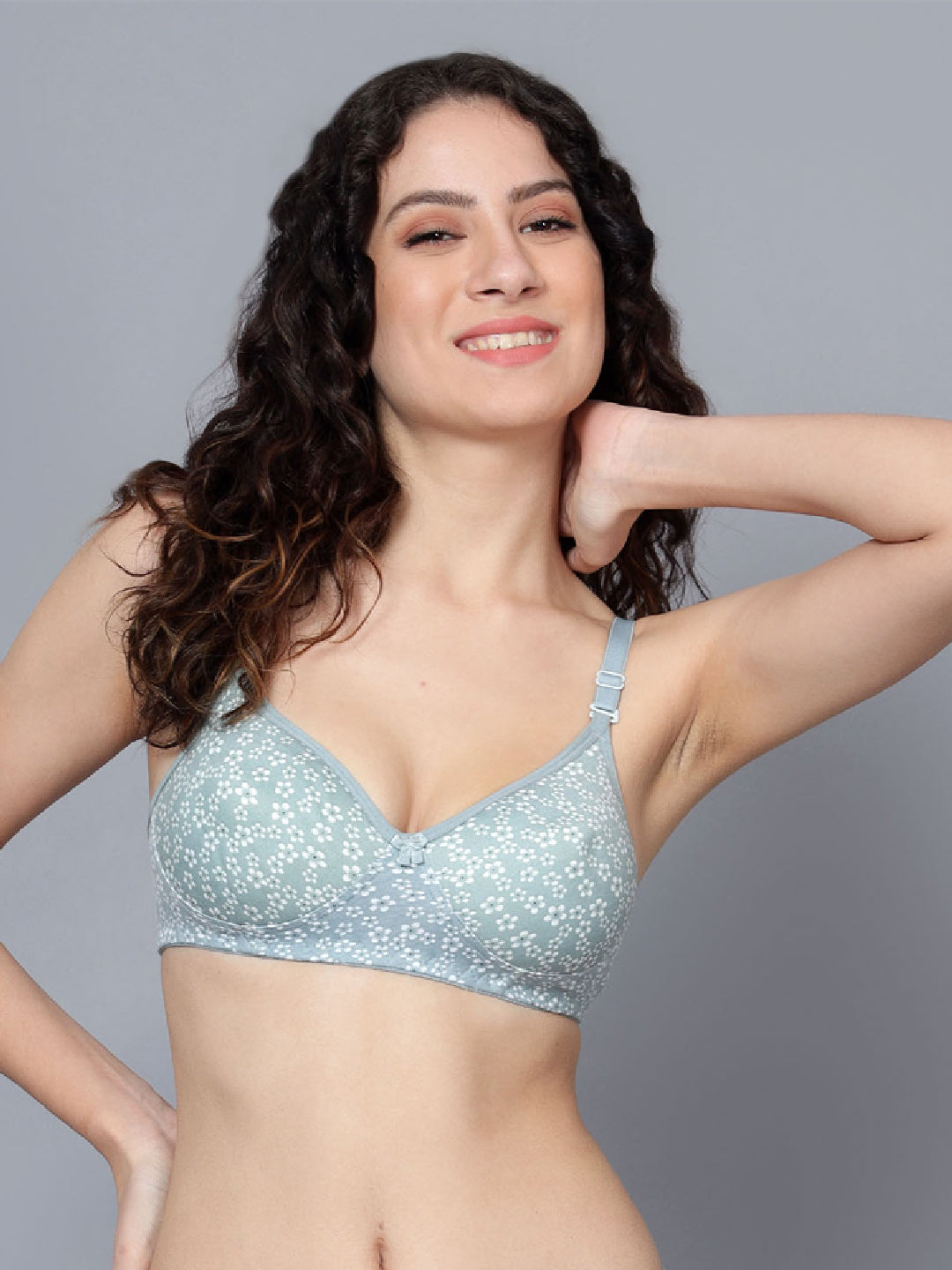 Pack Of 3 Colors Printed Floral Padded Bra