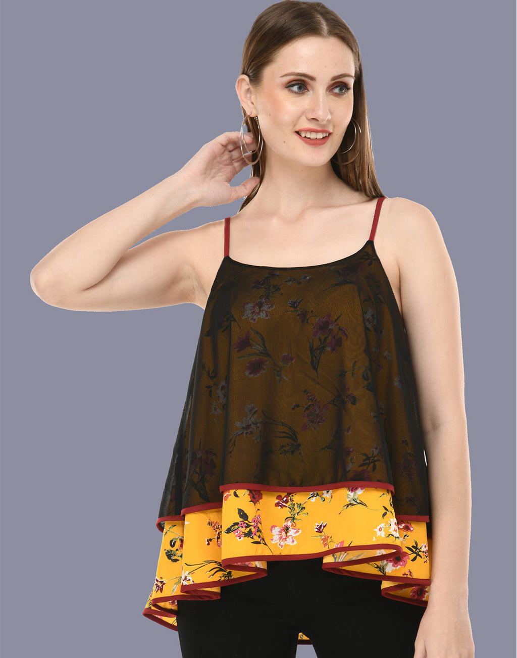 Floral printed top