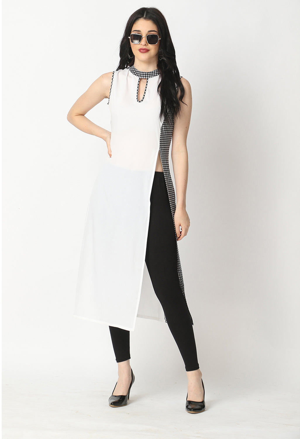 choker neck maxi top - JJAAGG.COM