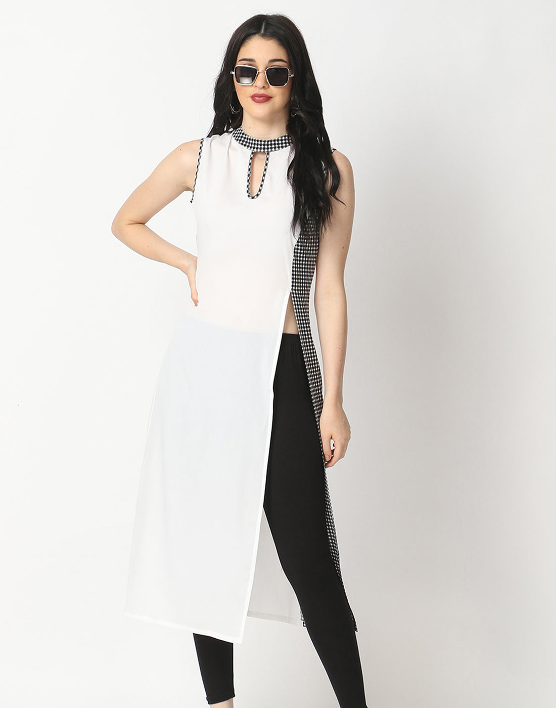 choker neck maxi top - JJAAGG.COM